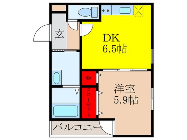 フジパレス阪急茨木北Ⅱ番館の物件間取画像